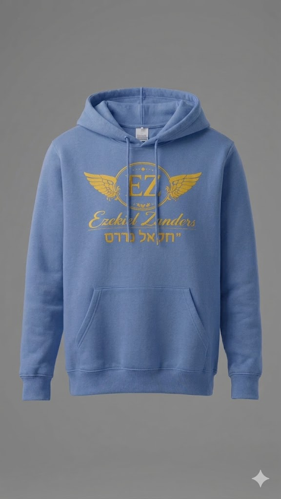 EZ Blue Hoodie - Image 1