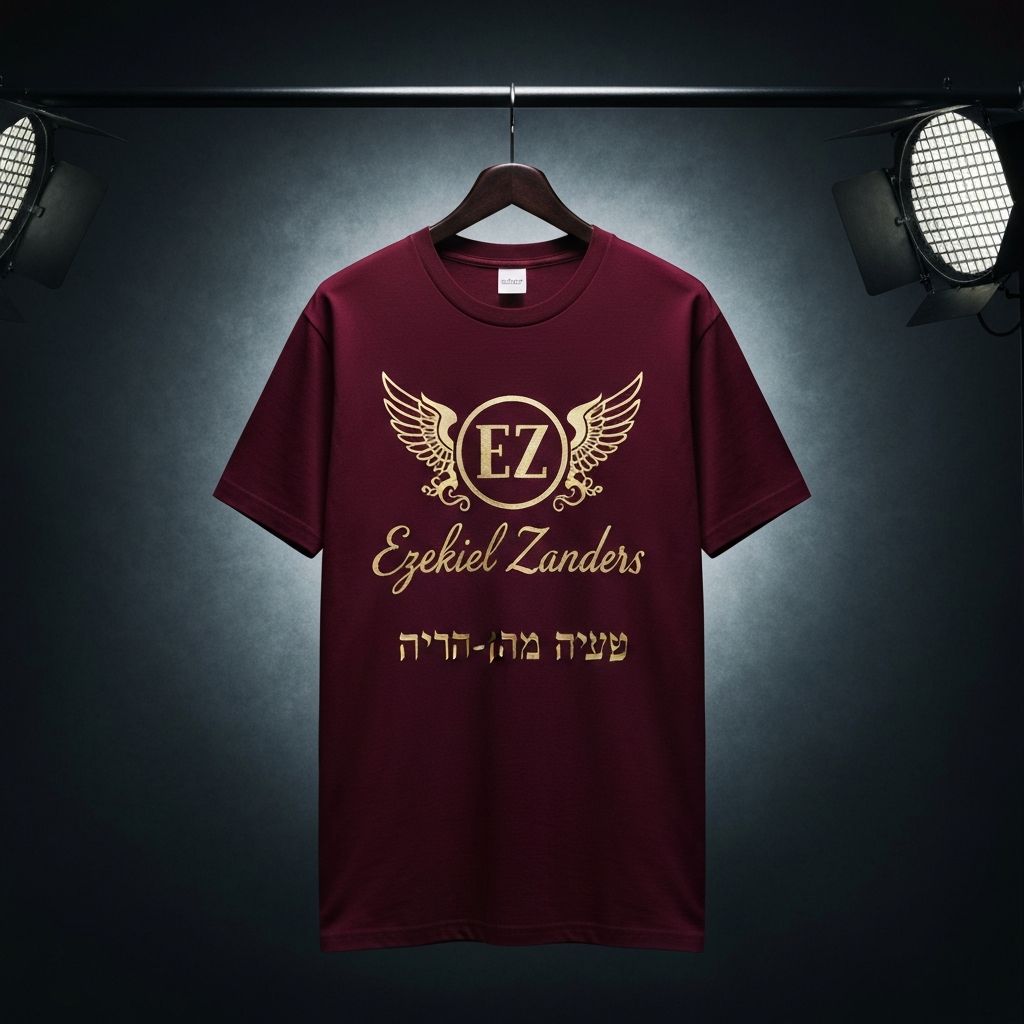 Burgundy EZ Tee - Image 1