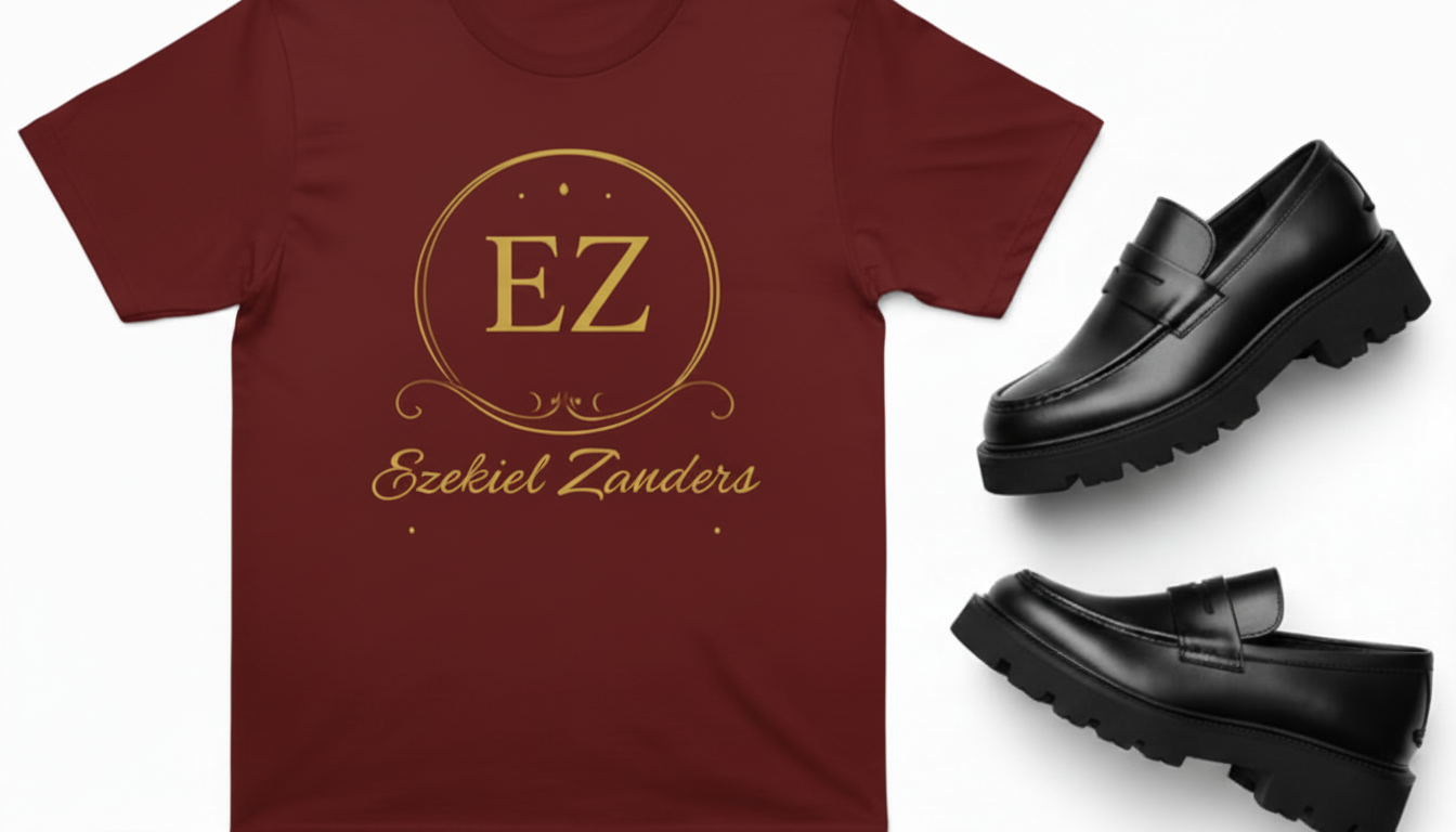 Burgundy EZ Tee thumbnail 3