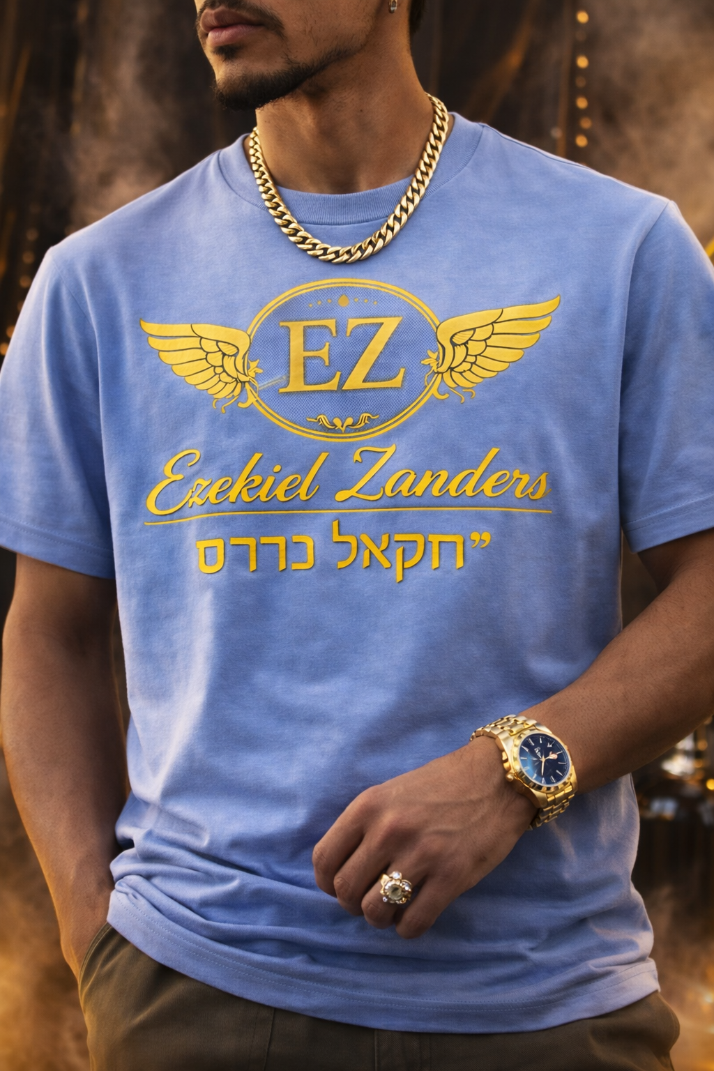 Light Blue EZ Tee thumbnail 2