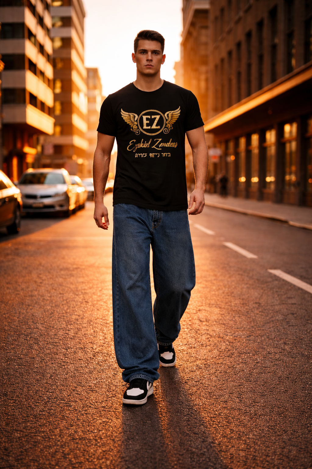Classic Black EZ T-Shirt - Image 1